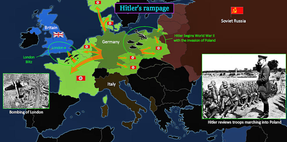 Munich agreement, 1939 map